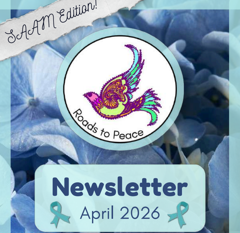 April 2026 Newsletter Roads to Peace cover page